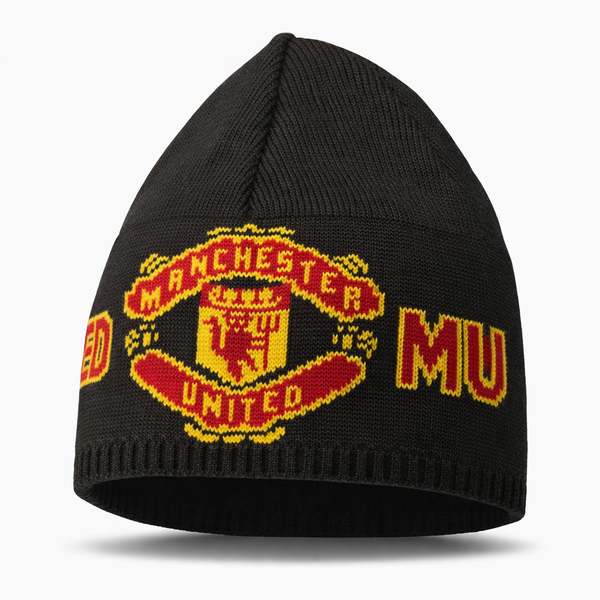 Șapcă tricotată Manchester United, neagră