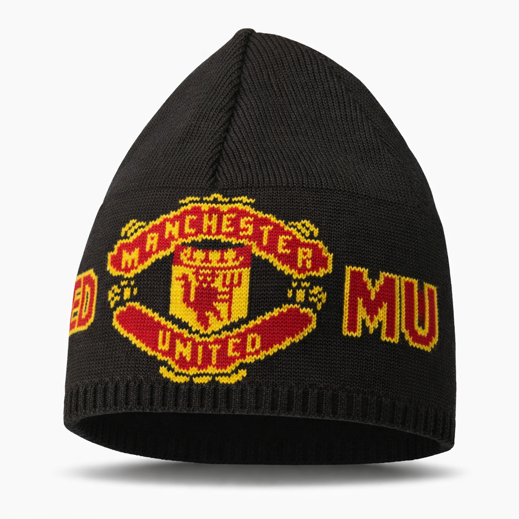 Șapcă tricotată Manchester United, neagră