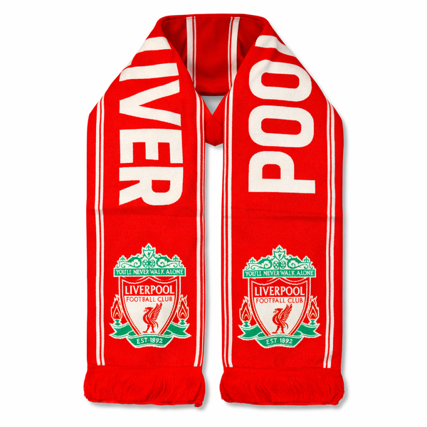 Eșarfă tricotată Liverpool, roșu