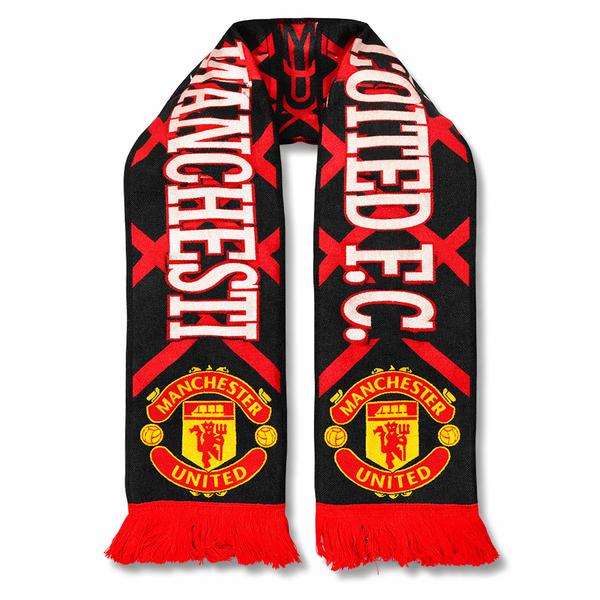 Eșarfă tricotată Manchester United, roșu