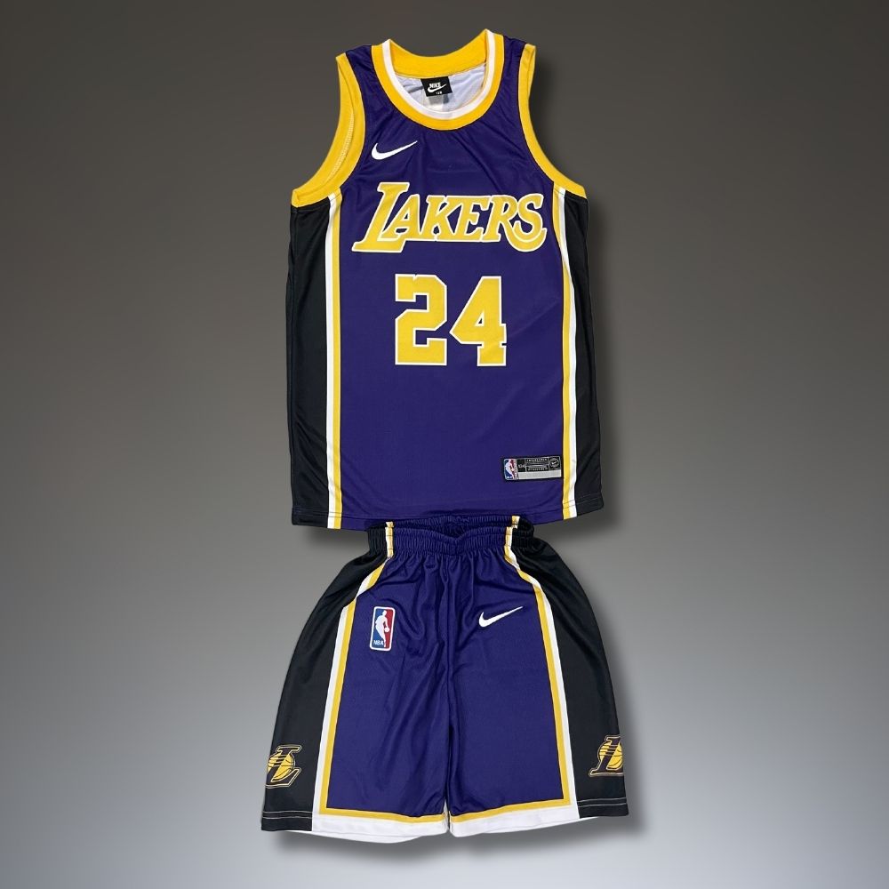 Set de joc baschet, copii și tineri, violet, Los Angeles Lakers, Bryant 24