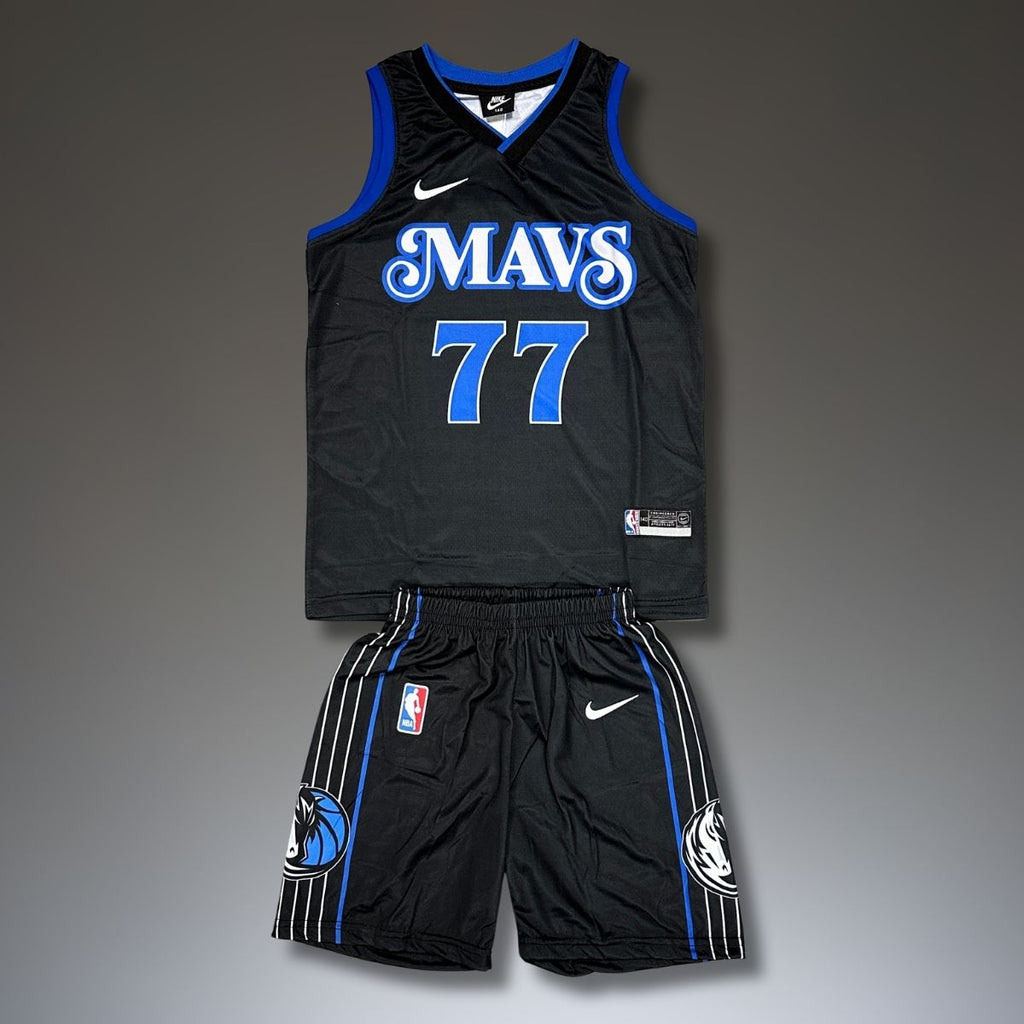 Set de joc baschet, copii și tineri, negru, Dallas Mavericks, Dončić