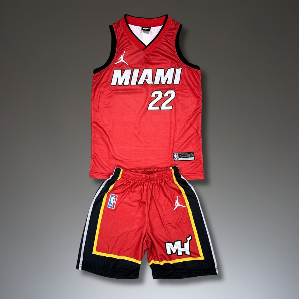 Set de joc baschet, copii și tineri, roșu, Miami Heat, Butler