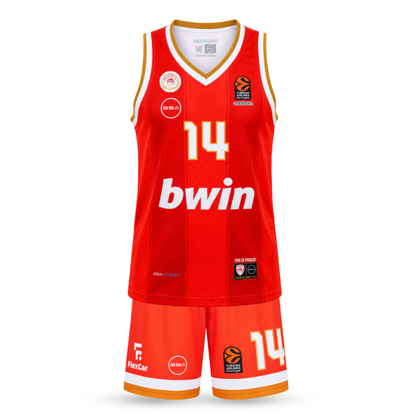 Set de joc baschet, copii și tineri, Olympiacos, Vezenkov. EuroLeague 2025