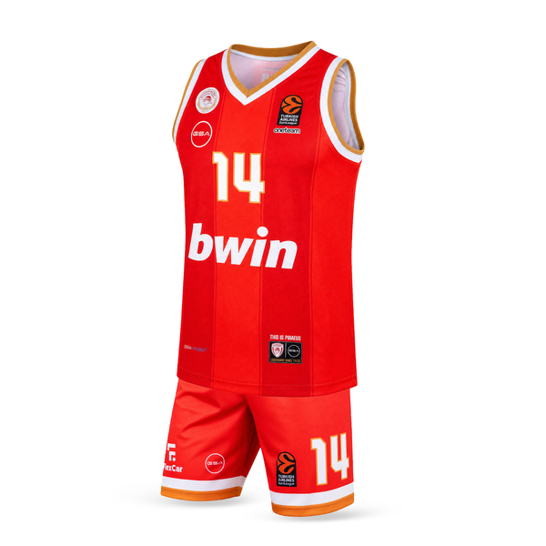 Set de joc baschet, copii și tineri, Olympiacos, Vezenkov. EuroLeague 2025