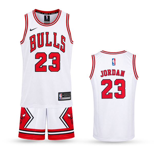 Set de joc baschet, copii și tineri, alb, Chicago Bulls. Jordan