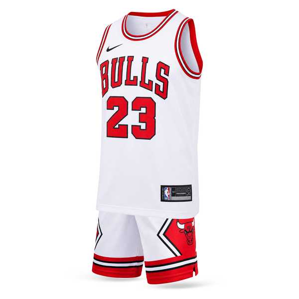 Set de joc baschet, copii și tineri, alb, Chicago Bulls. Jordan