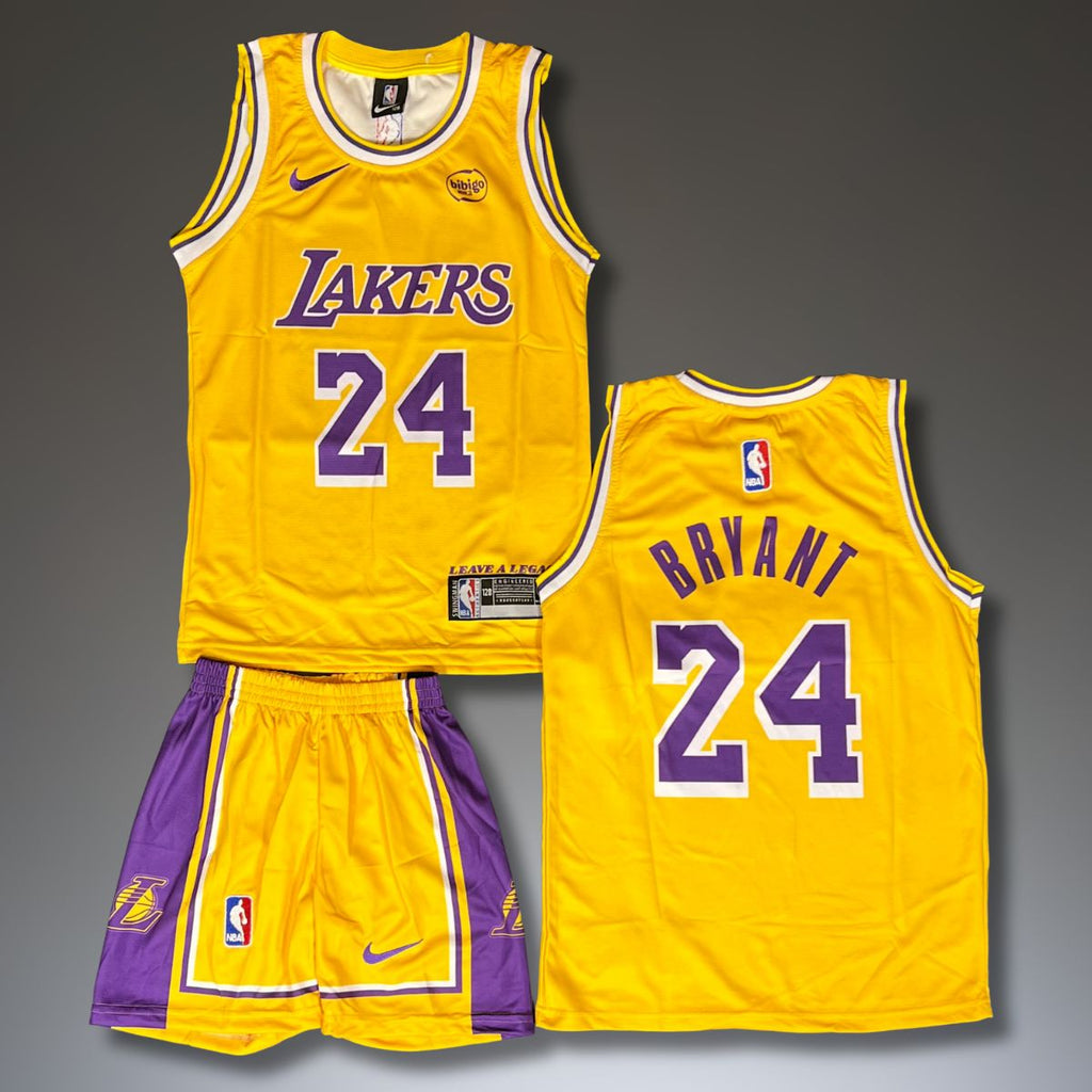 Set de joc baschet, copii și tineri, galben, Los Angeles Lakers, Bryant