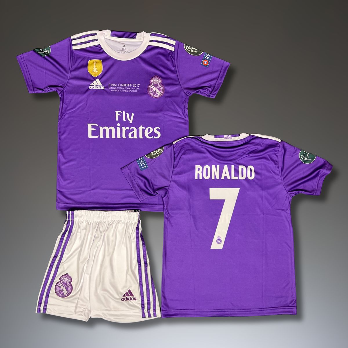 Set de joc fotbal, copii și tineri, Real Madrid, Ronaldo. Finala