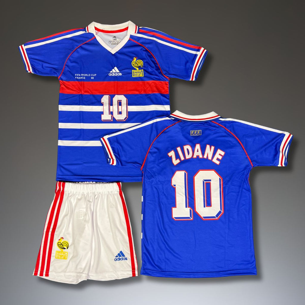 Set de joc fotbal, copii și tineri, Franţa, Zidane, Cupa mondială de Franţa 1998