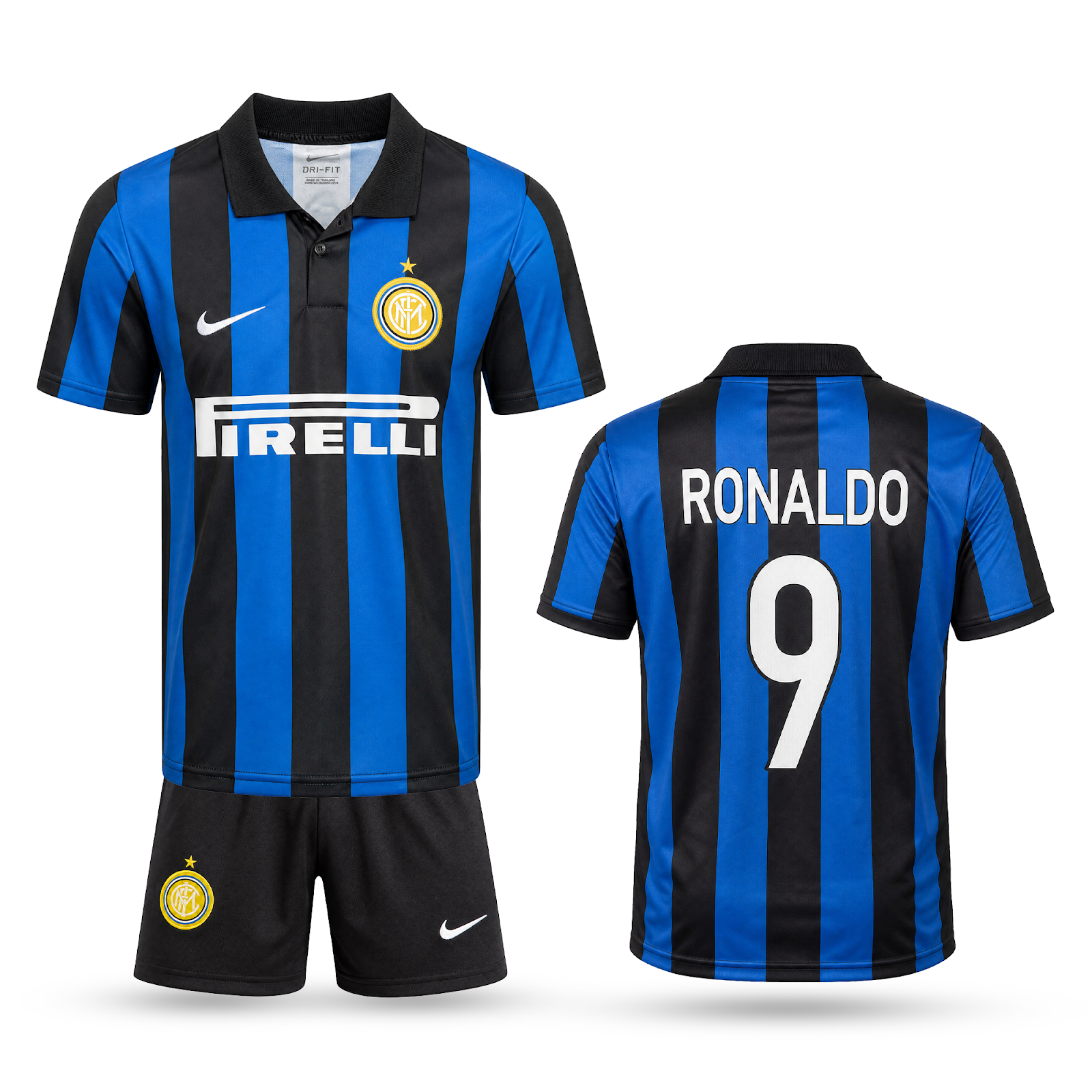 Set de joc fotbal, copii și tineri, Inter, Ronaldo, Clasic 2003