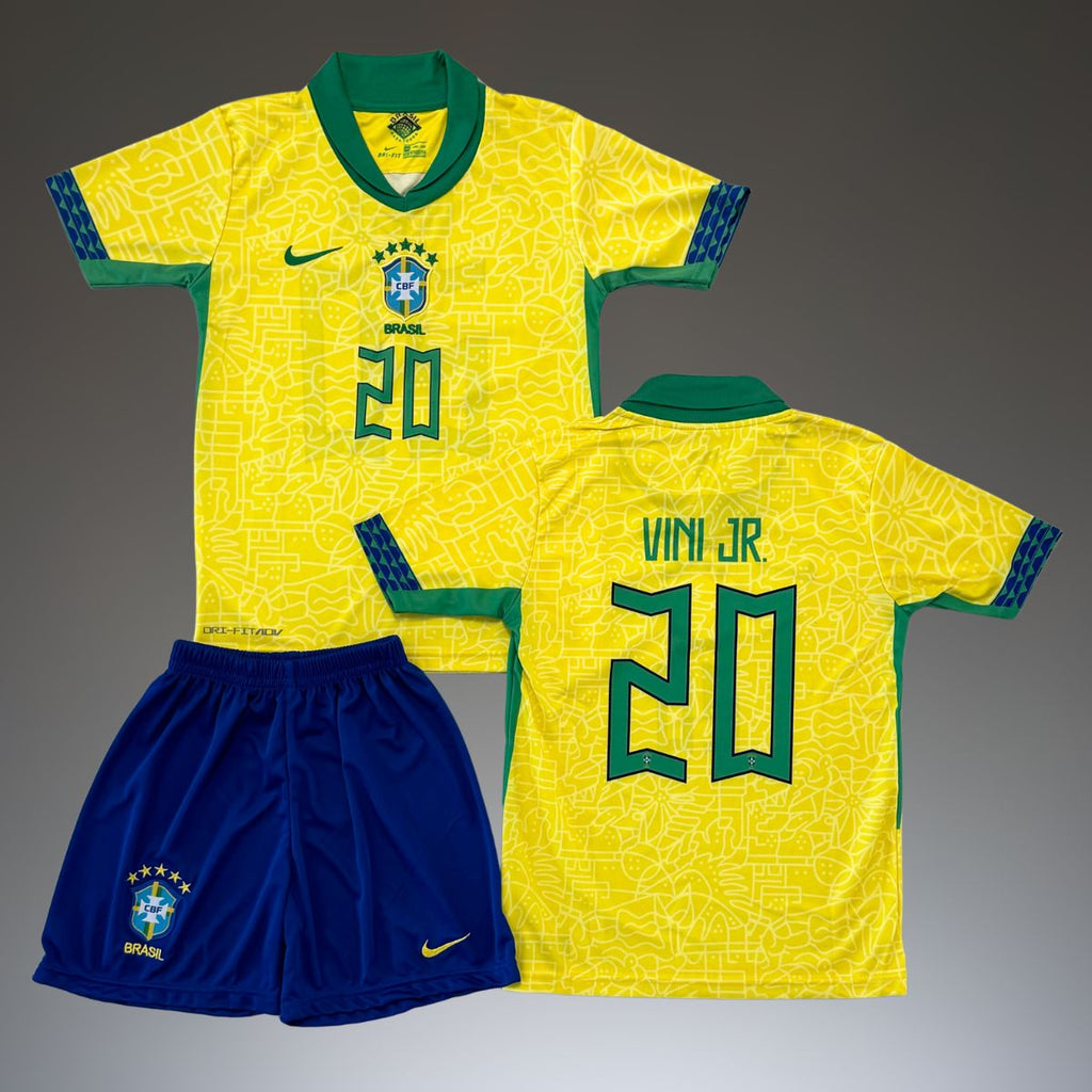 Set de joc fotbal rezerva, copii și tineri, Brazilia, Vinicius Jr, 2024