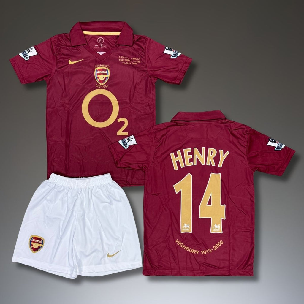 Set de joc fotbal, copii și tineri, Arsenal, Henry. CL final 2006