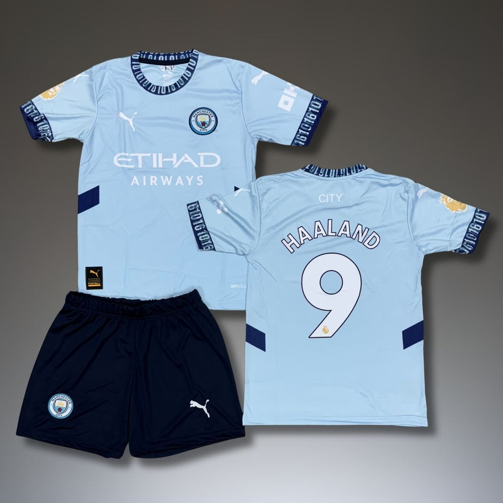 Set de joc fotbal, copii și tineri, Manchester City, Haaland. 24/25