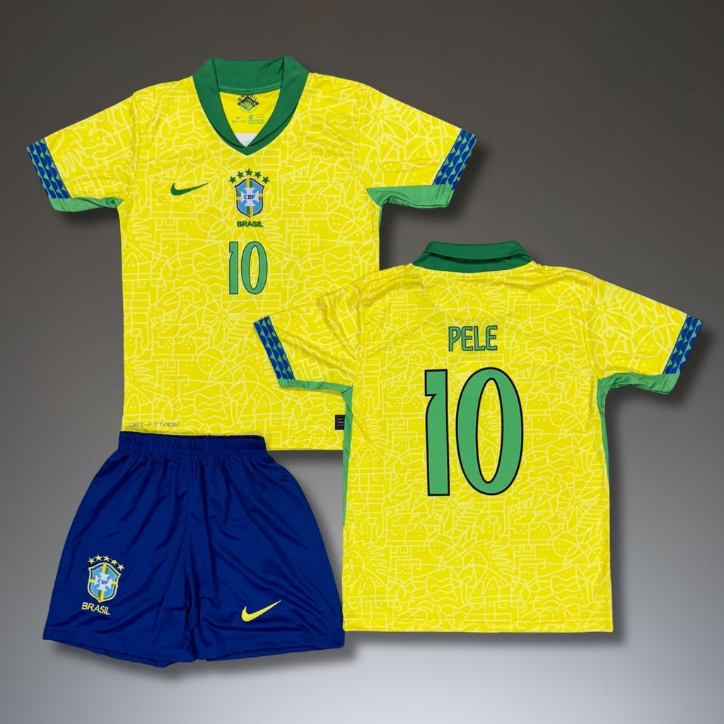 Set de joc fotbal, copii și tineri, Brazilia, Pele. Clasic