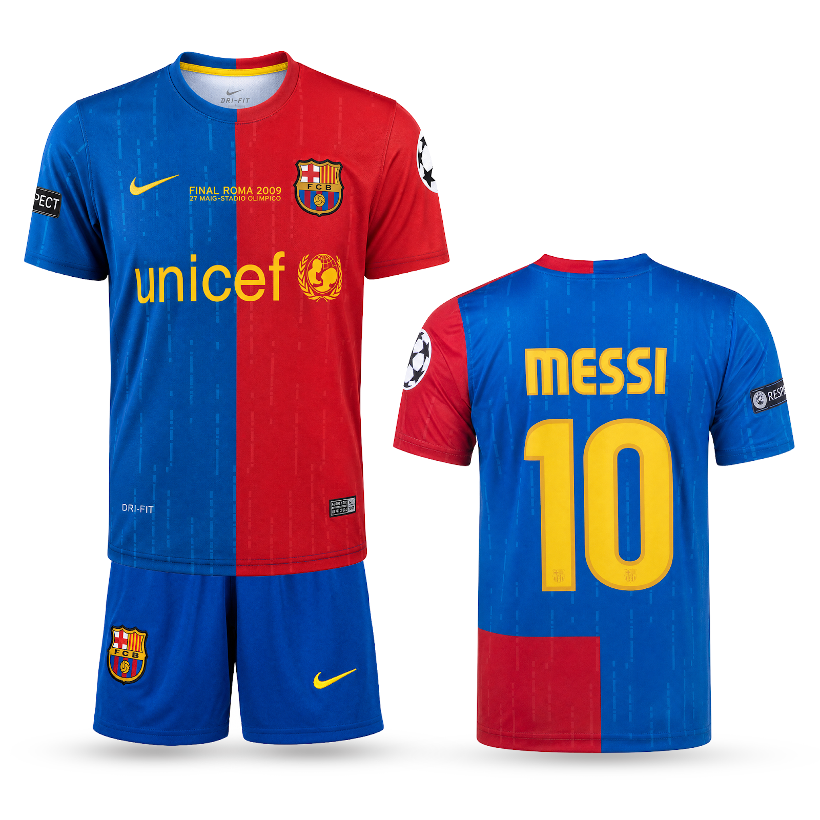 Set de joc fotbal, copii și tineri, Barcelona, Messi. Finala CL 2009