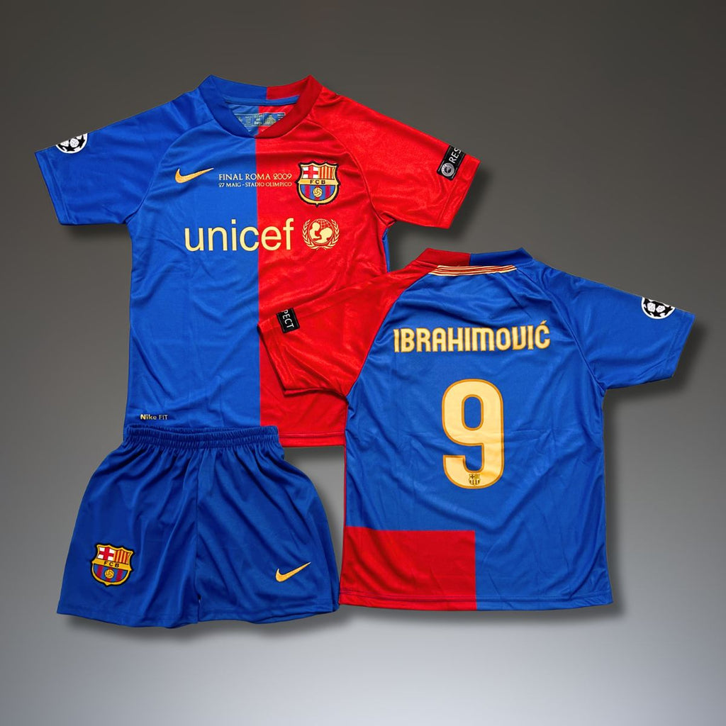 Set de joc fotbal, copii și tineri, Barcelona, Ibrahimovic. Finala CL 2009