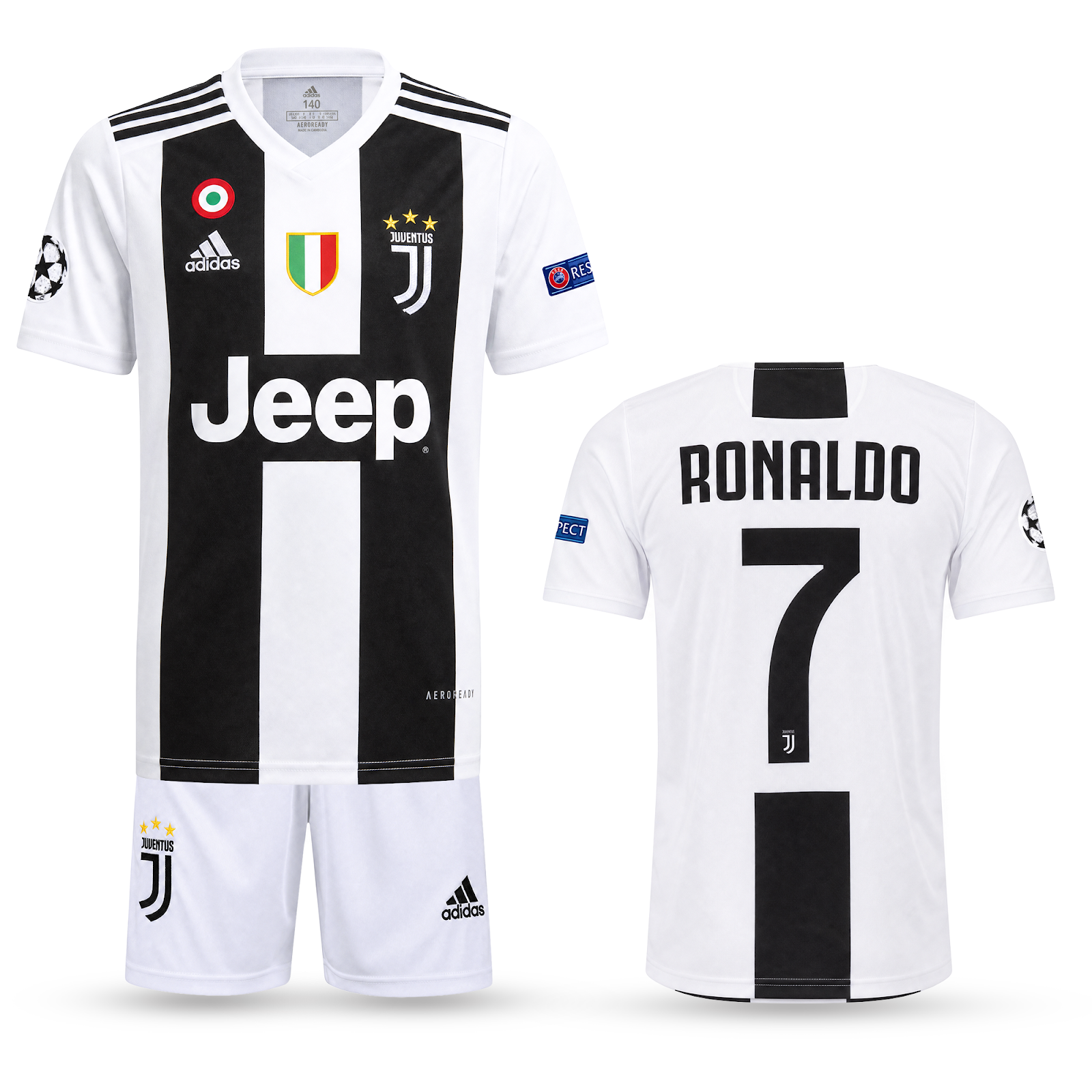 Set de joc fotbal, copii și tineri, Juventus, Ronaldo. Clasic 18/19