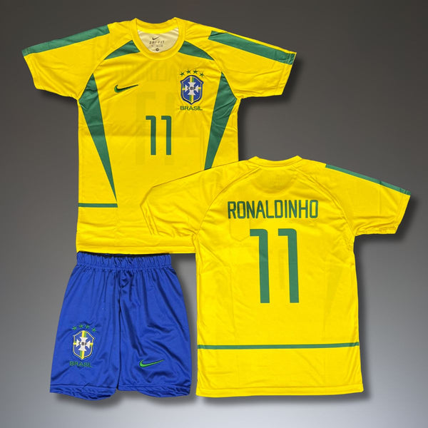 Set de joc fotbal, copii și tineri Brazilia, Ronaldinho. SP 2002