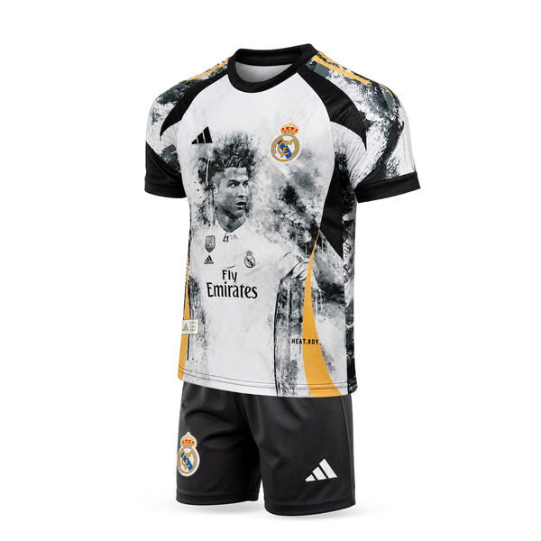 Real Madrid Echipament De Fotbal Pentru Copii, Ronaldo. CR7 Edition