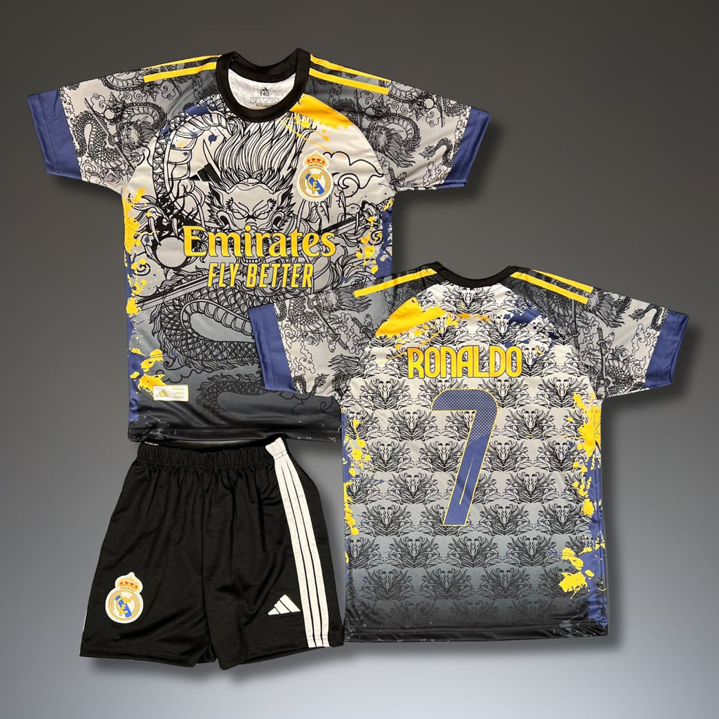 Set de joc fotbal, copii și tineri, fiul, Real Madrid, Ronaldo. Dragon Edition 2025