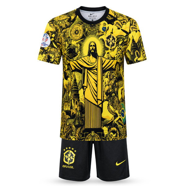 Set de joc fotbal, copii și tineri, galben, Brazilia, Neymar. Ediție specială