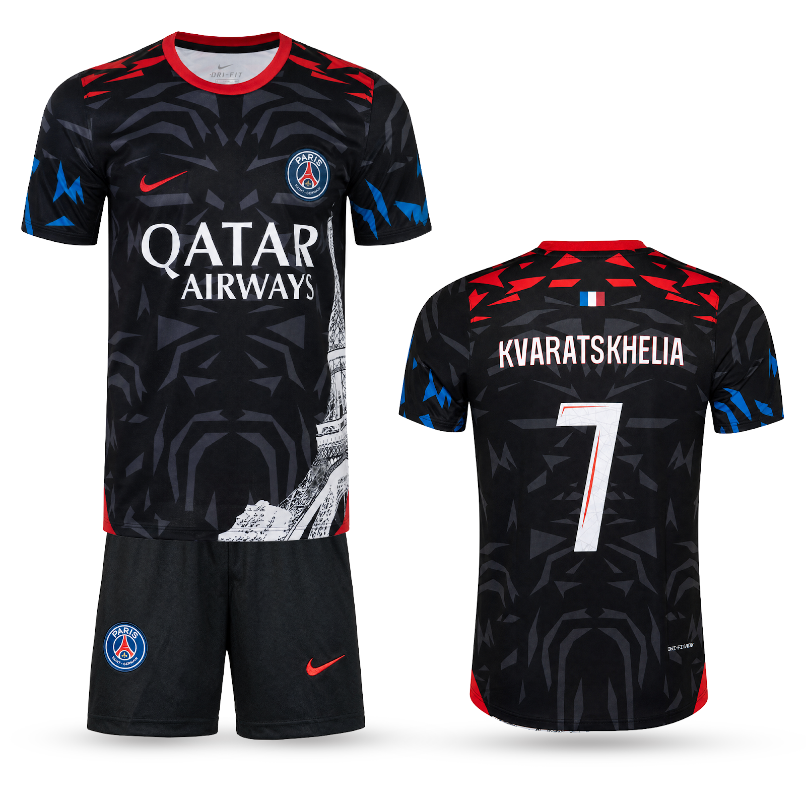 Set de joc fotbal, copii și tineri, PSG, Quaracchelia. Ediție specială 25/26