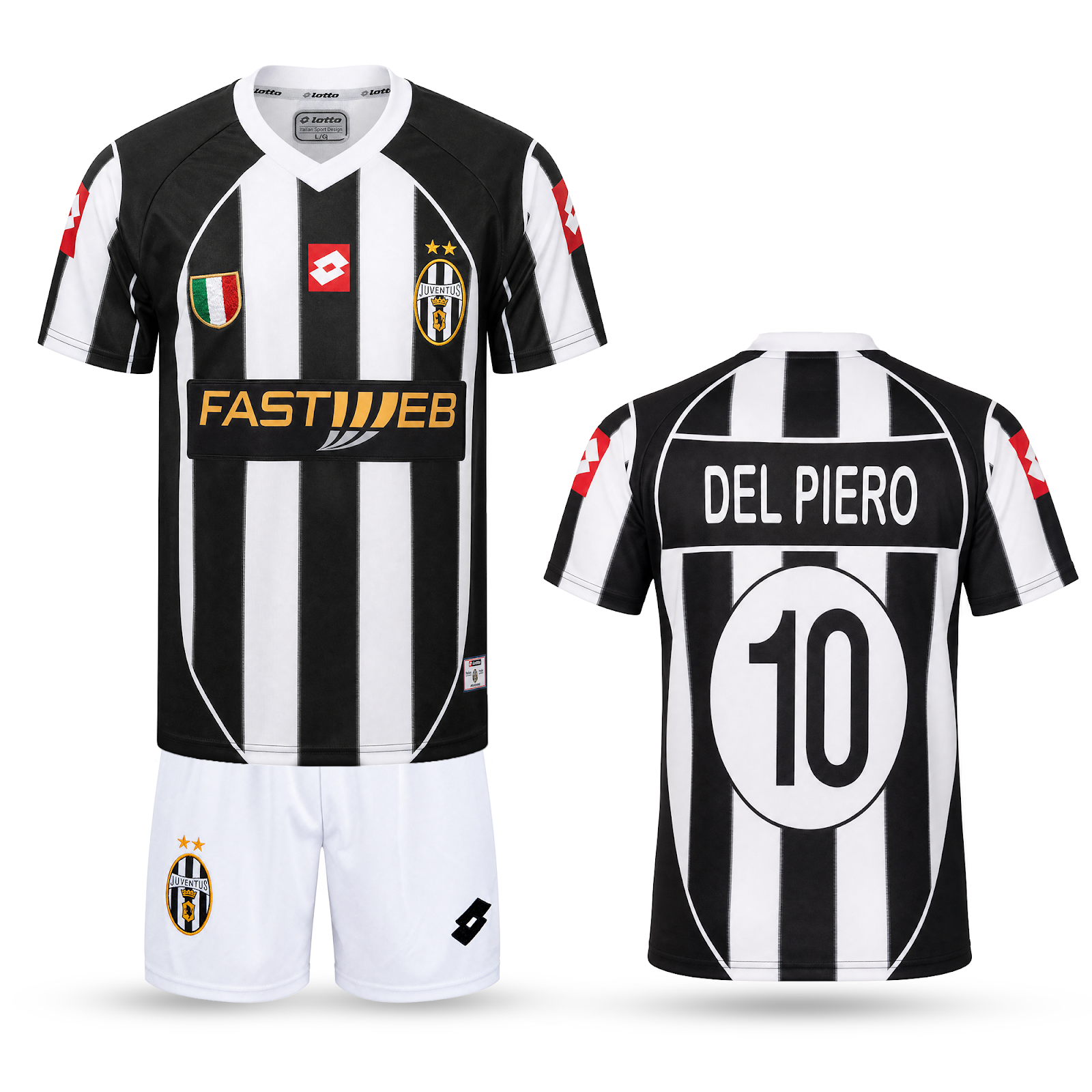 Set de joc fotbal, copii și tineri, Juventus, Del Piero. Clasic 01/02