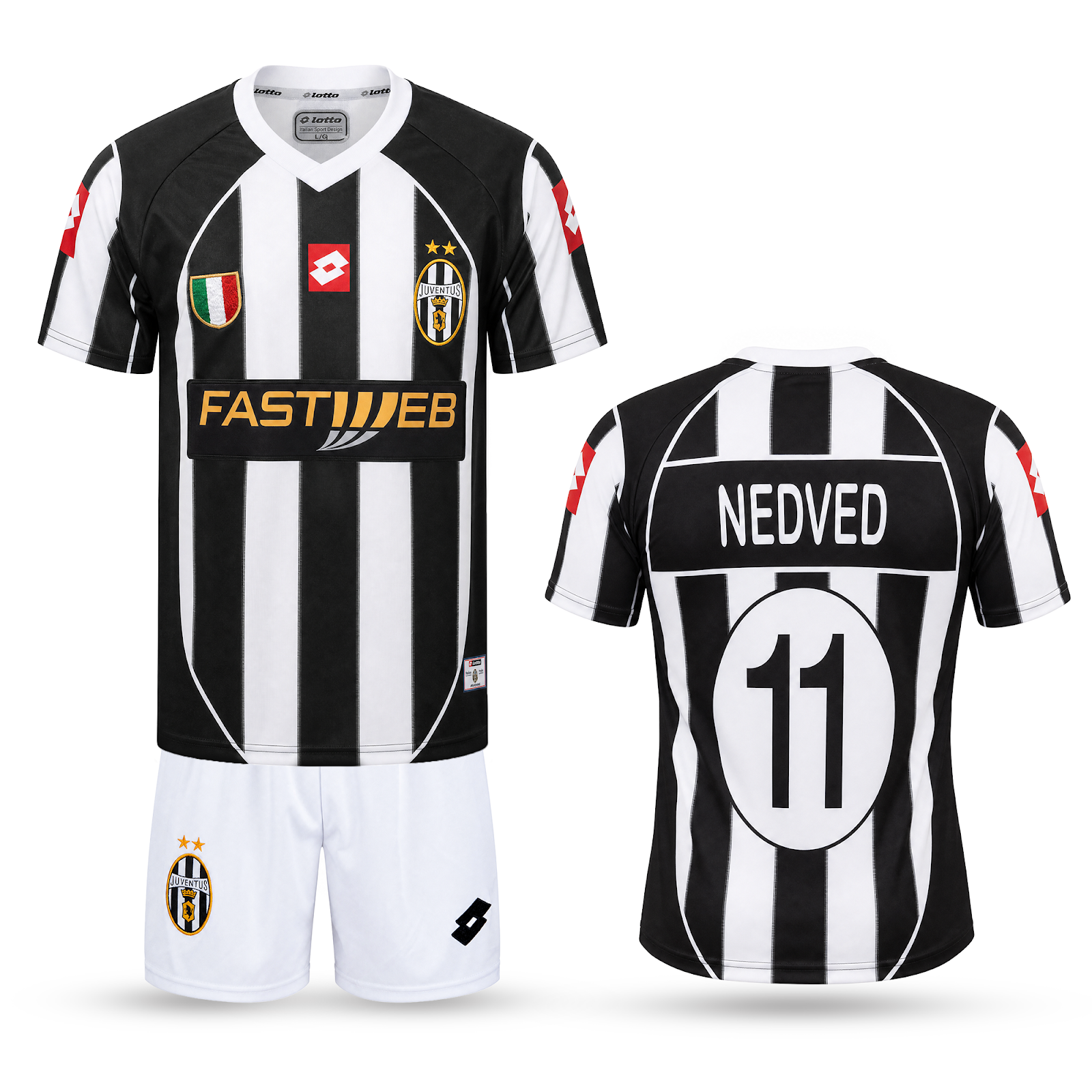 Set de joc fotbal, copii și tineri, Juventus, Nedved. Clasic 01/02