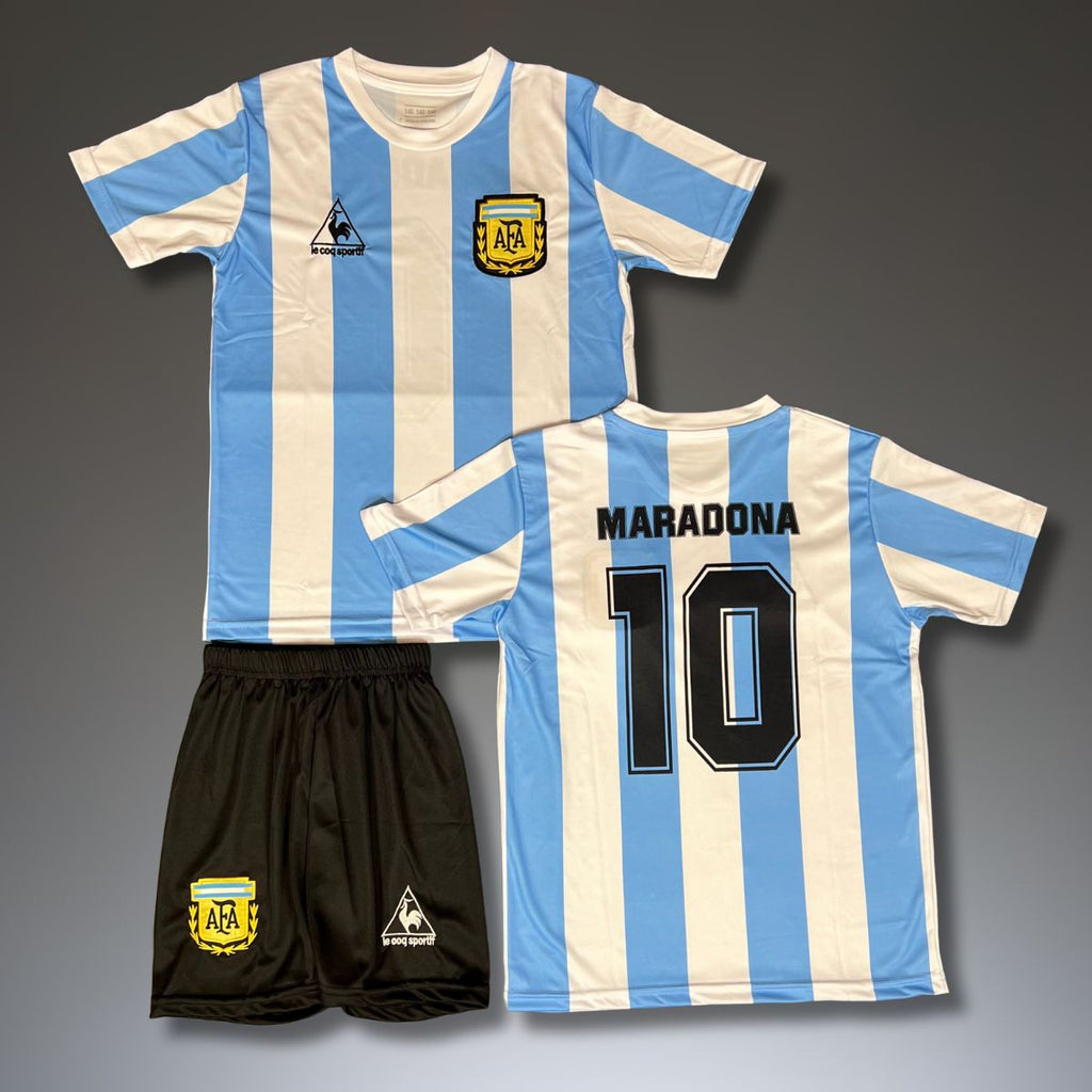 Set de joc fotbal, copii și tineri, Argentina, Maradona. WC 1986