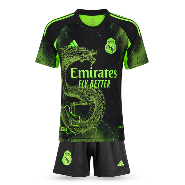 Set de joc fotbal fluorescent, copii și tineri, Real Madrid, Bellingham. Ediția dragon neon verde 2025