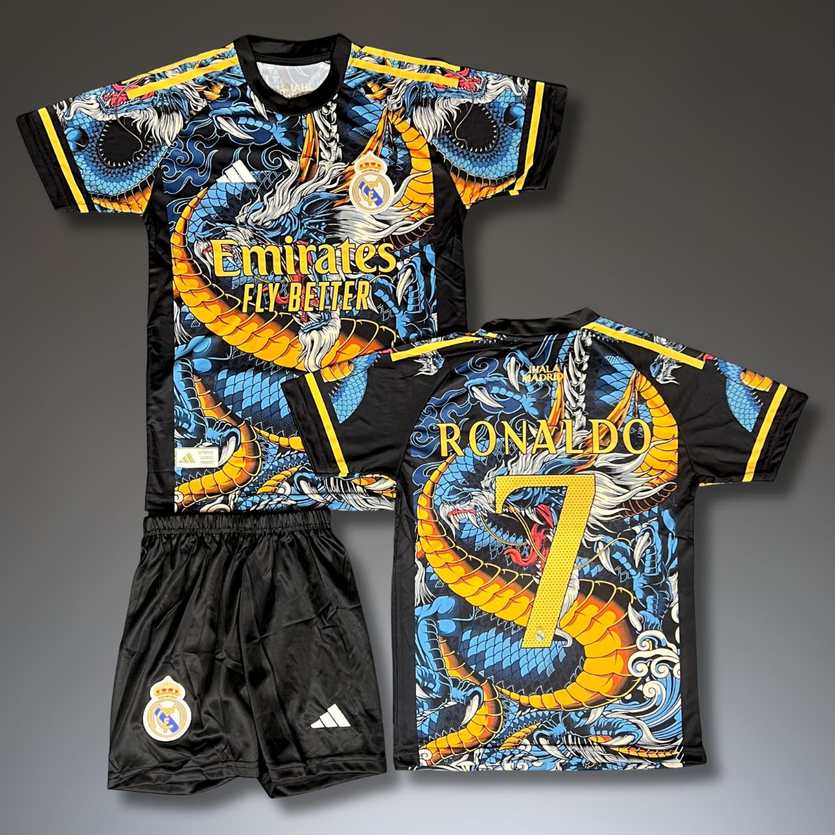 Set de joc fotbal, copii și tineri, Real Madrid, multicoloră, Ronaldo. Ediție dragon 2025