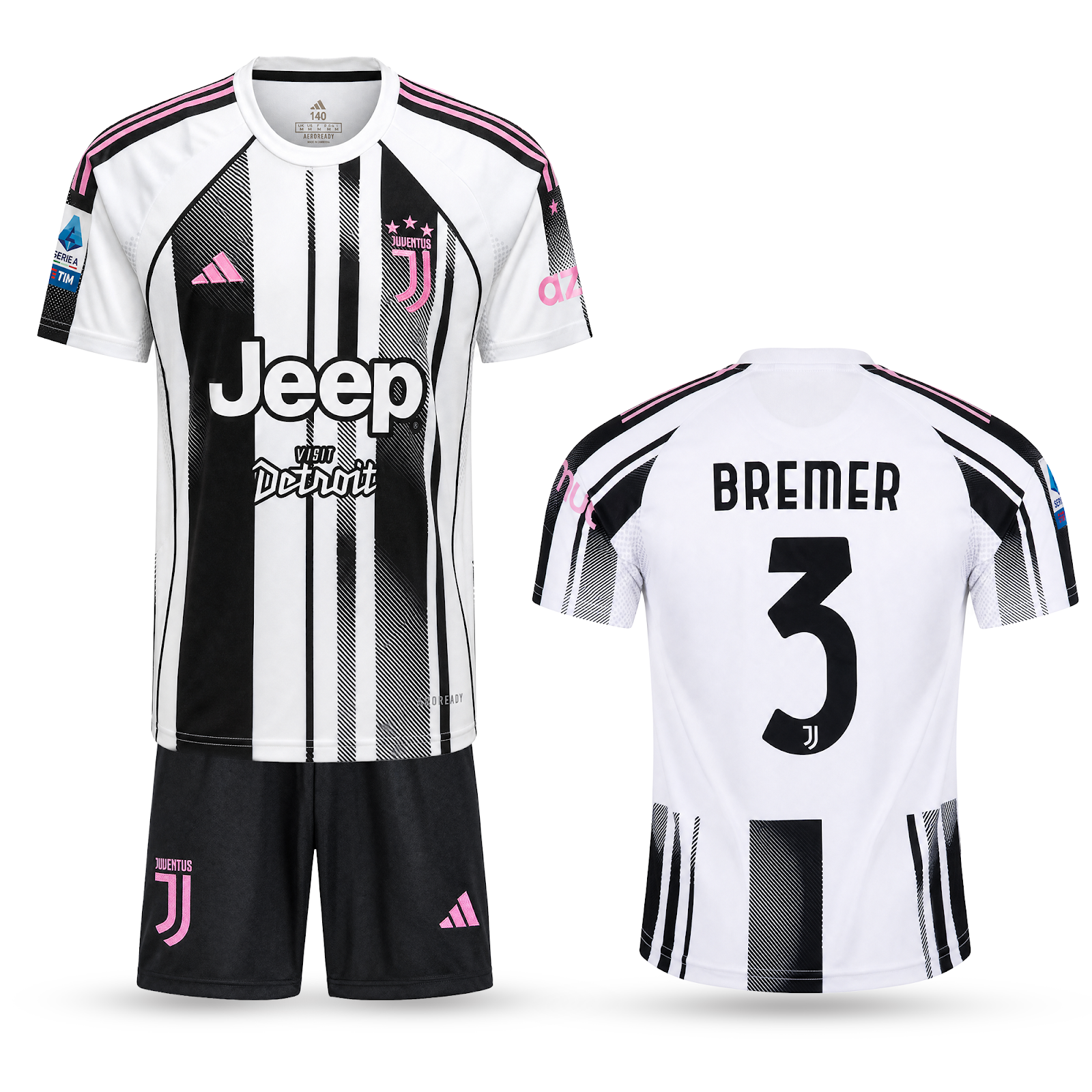 Set de joc fotbal, copii și tineri Juventus, Bremer. 25/26