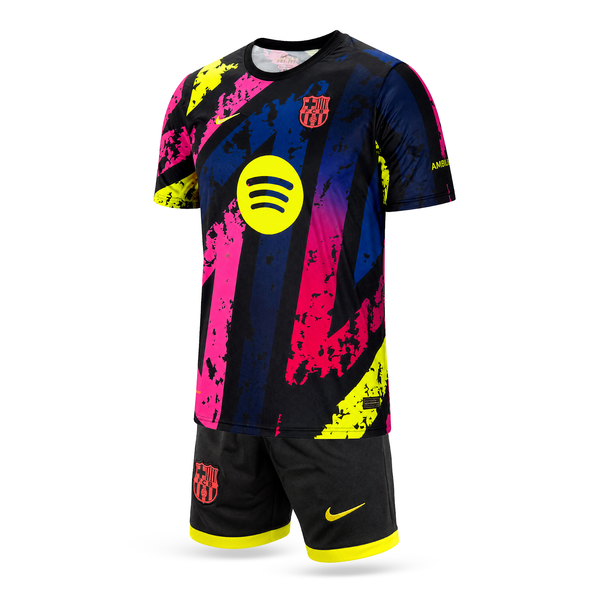 Barcelona Copii Echipament De Fotbal, Yamal. Colorful Edition, Multicolor