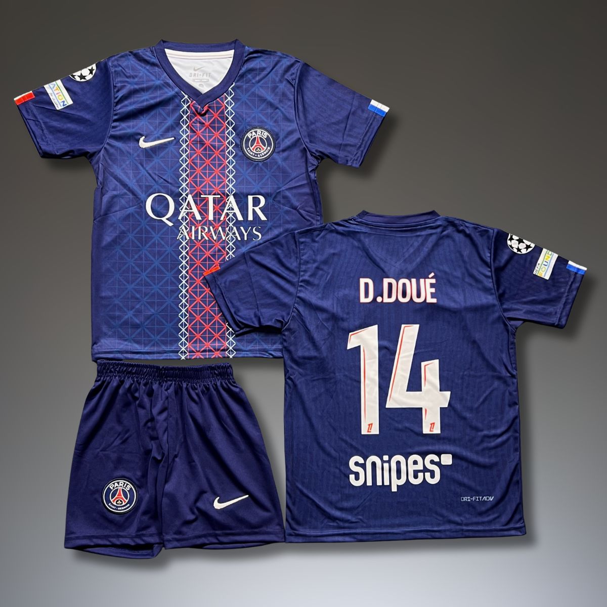 Set de joc fotbal, copii și tineri PSG, Doué. 25/26