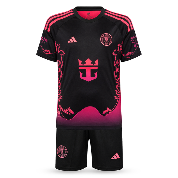 Set de joc fotbal fluorescent, copii și tineri Inter Miami, Messi. Ediție neon portocaliu