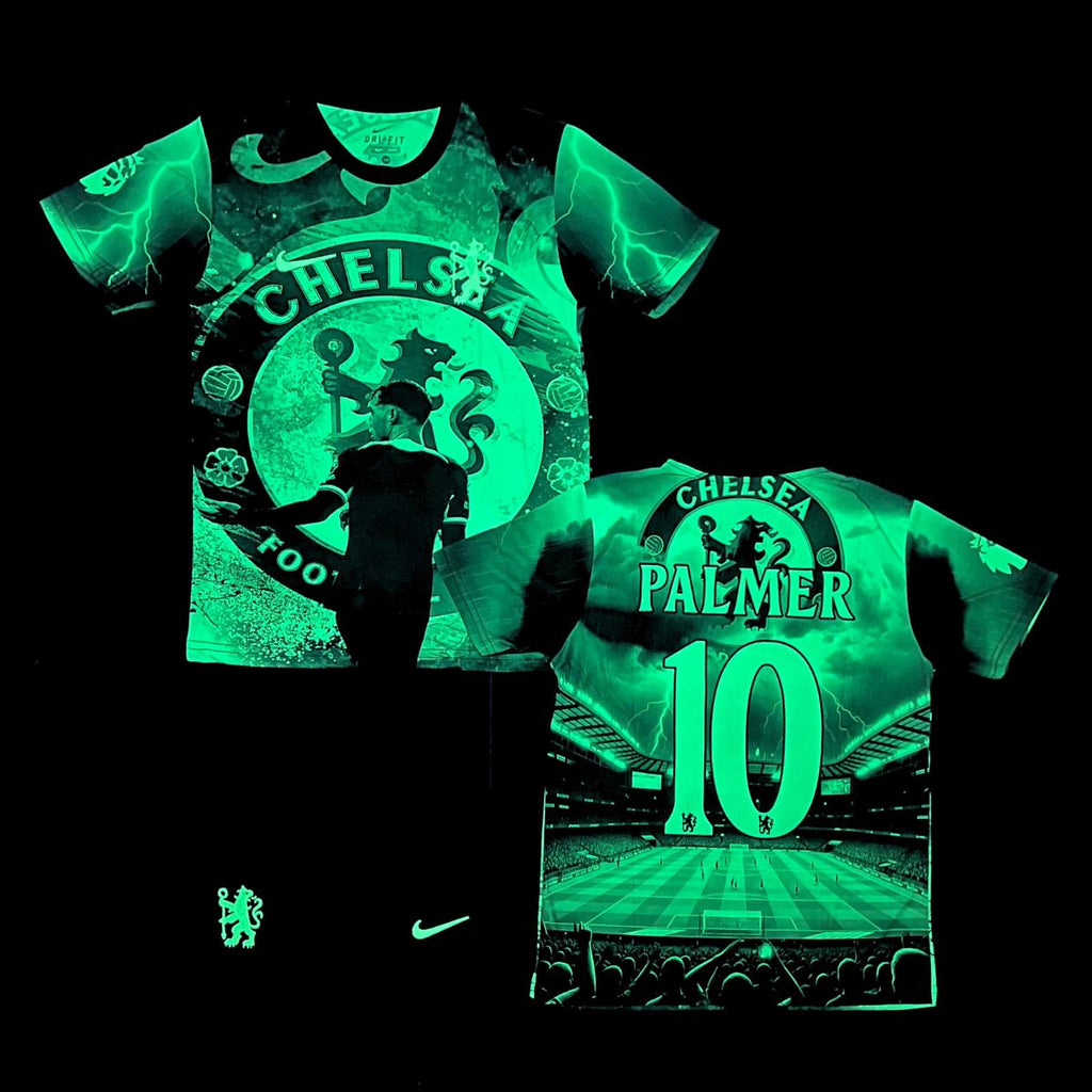 Set de joc fotbal fluorescent, copii și tineri Chelsea, Palmer. Ediție neon
