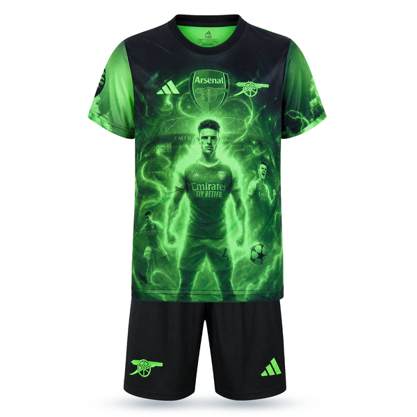 Set de joc fotbal fluorescent, copii și tineri Arsenal, Rice. Ediție neon