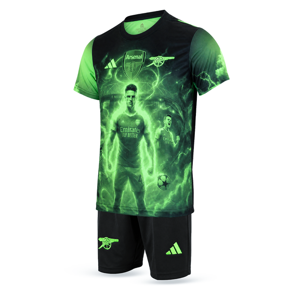Set de joc fotbal fluorescent, copii și tineri Arsenal, Rice. Ediție neon