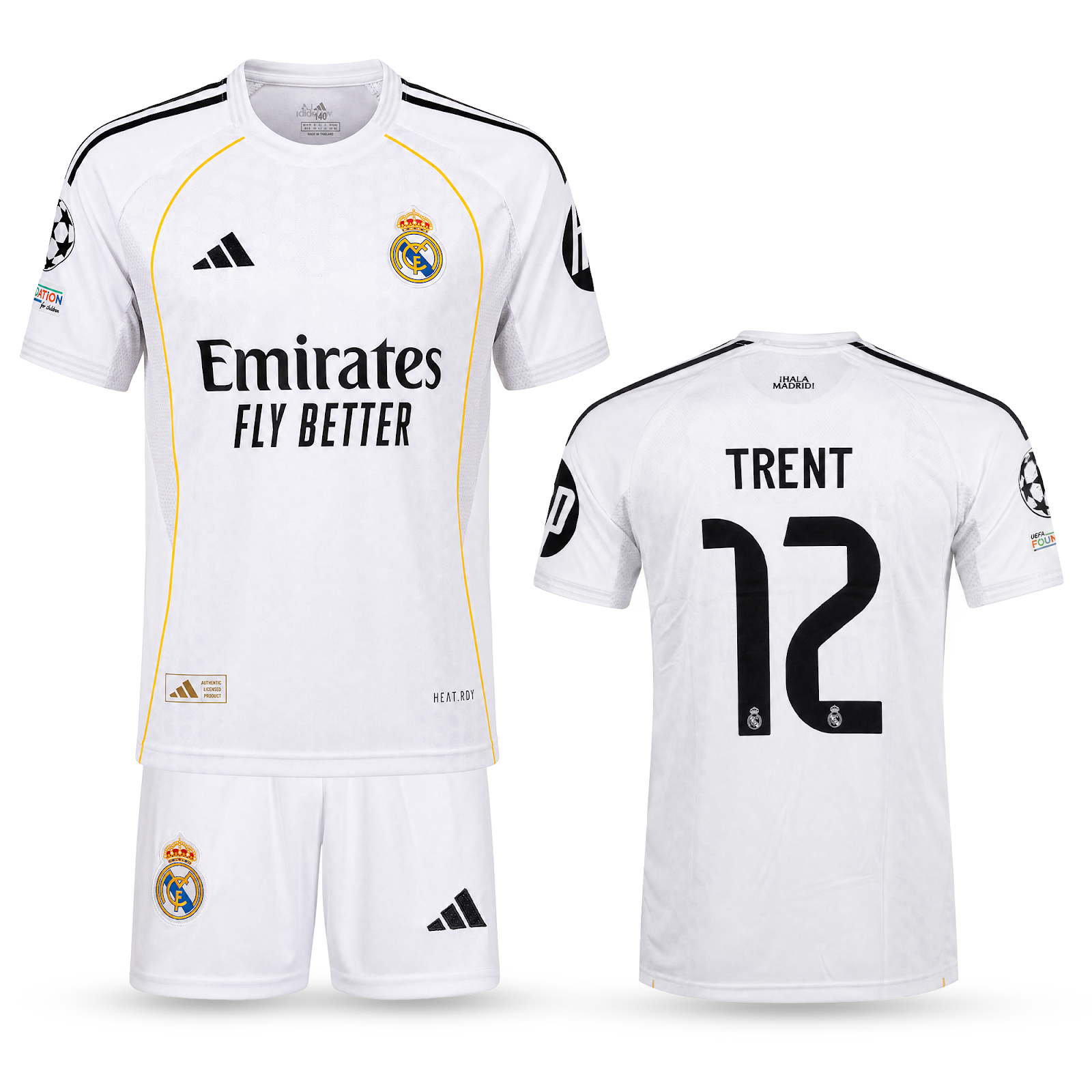 Real Madrid Echipament De Fotbal Pentru Copii, Trent. 25/26