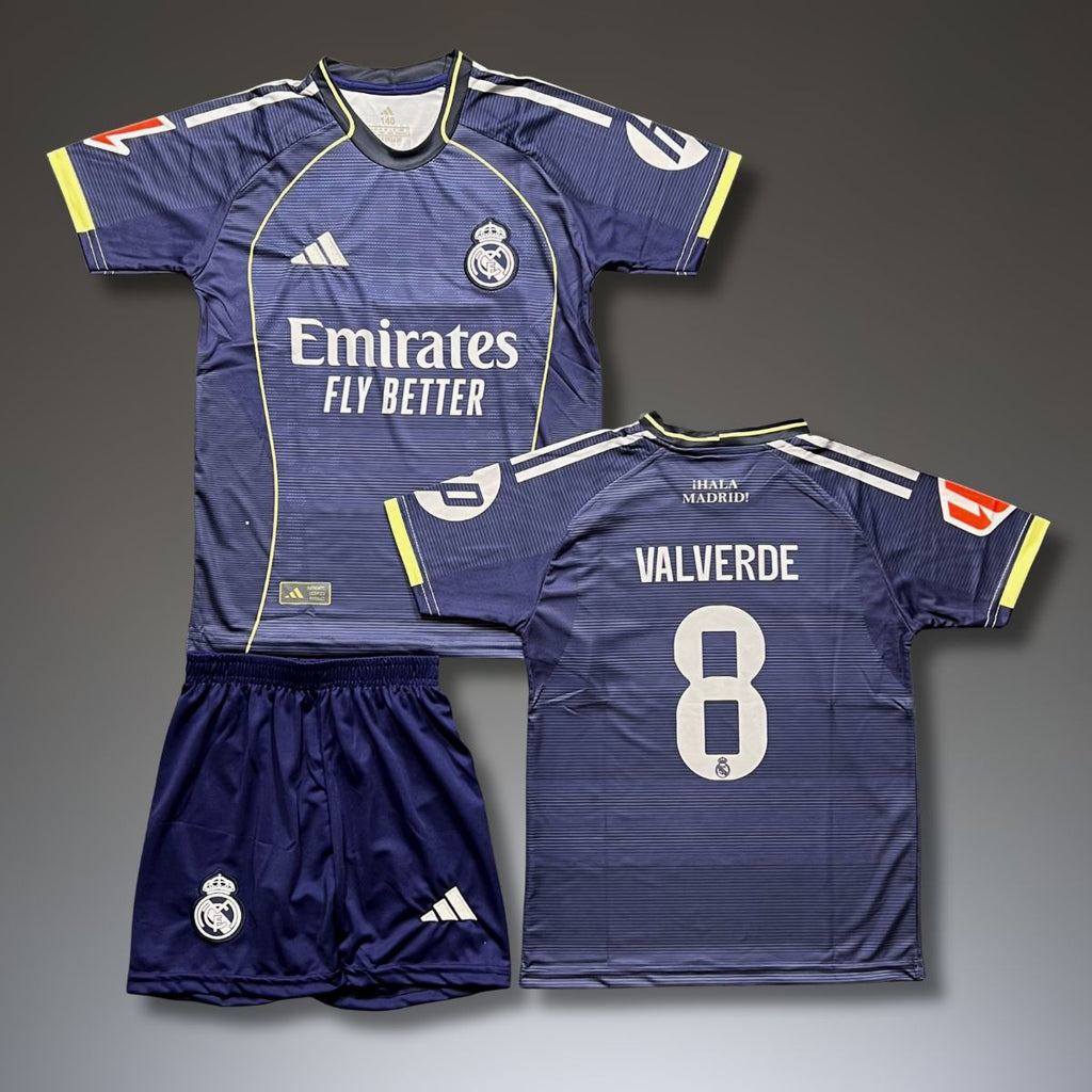 Set de joc fotbal rezervă, copii și tineri Real Madrid, Valverde. 25/26