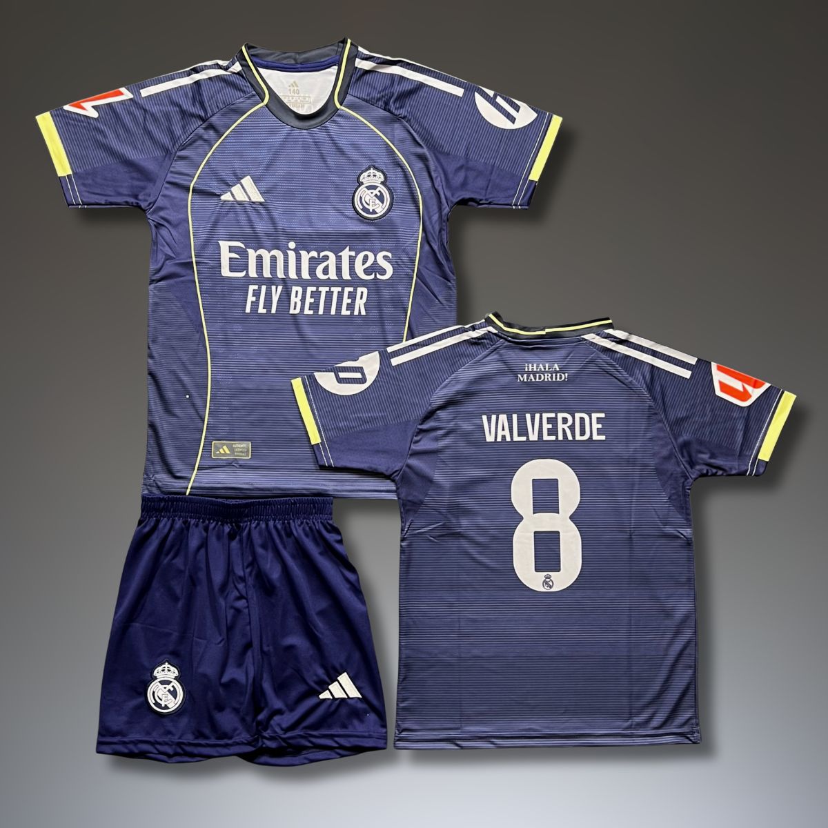 Set de joc fotbal rezervă, copii și tineri Real Madrid, Valverde. 25/26