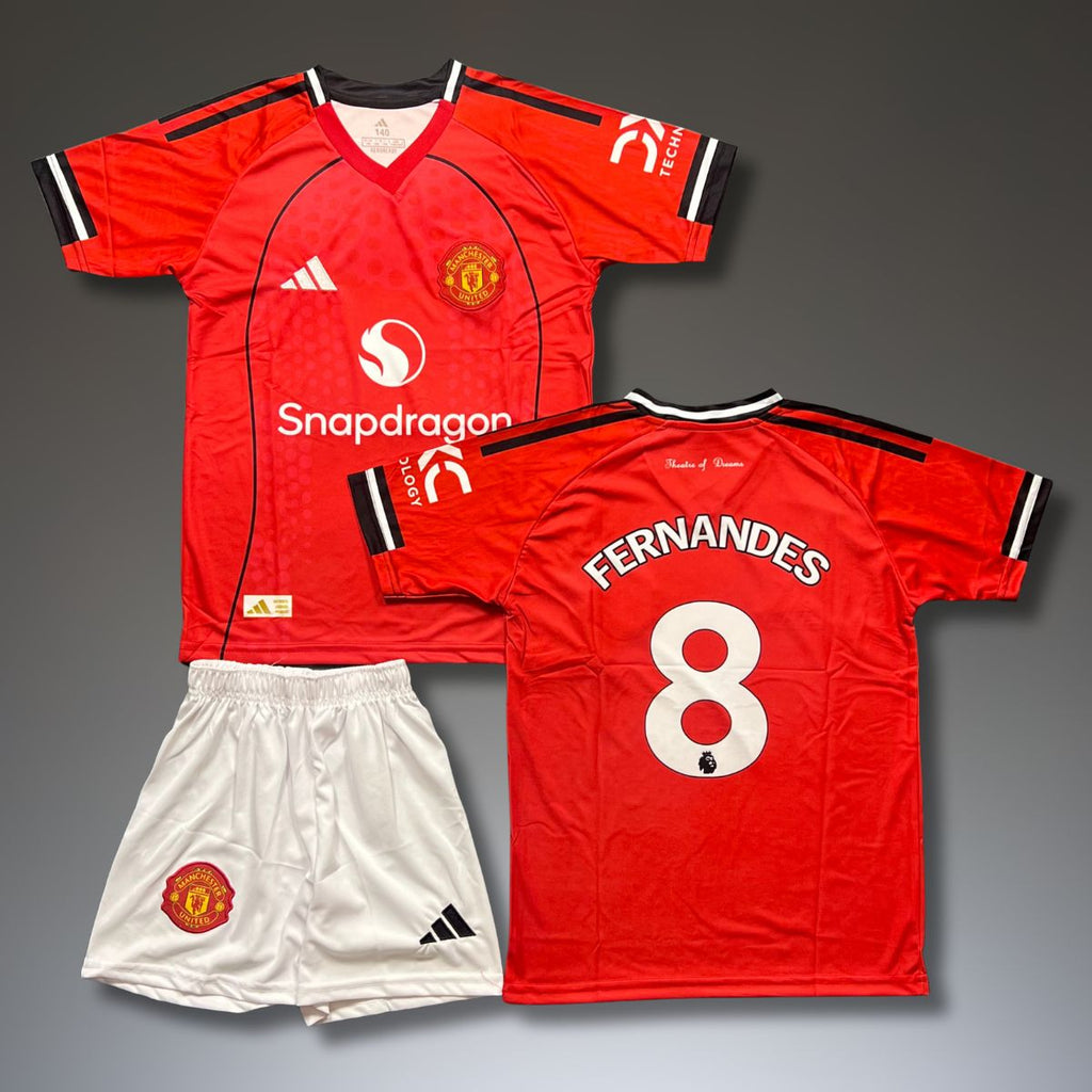 Set de joc fotbal, copii și tineri Manchester United, Fernandes. 25/26