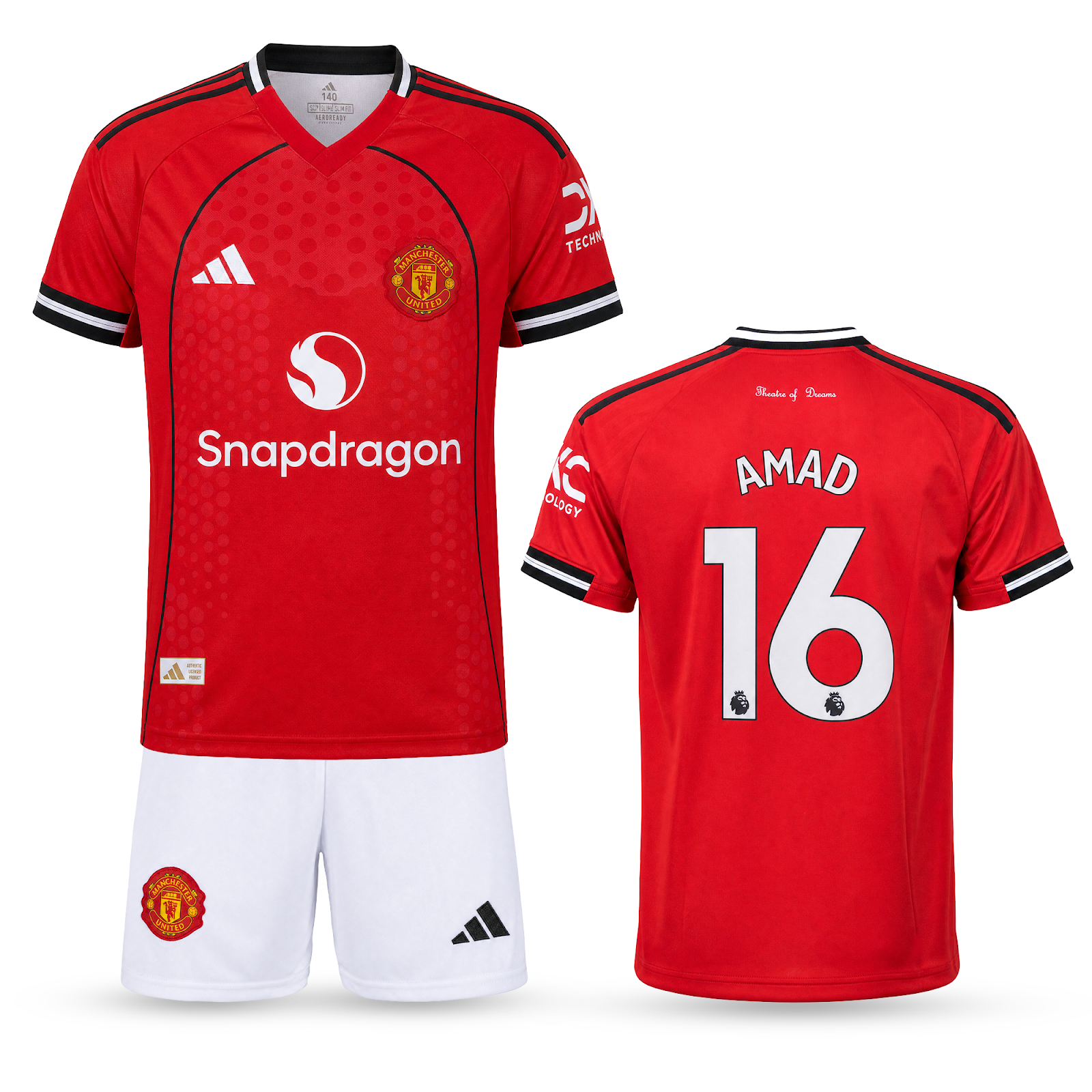 Set de joc fotbal, copii și tineri Manchester United, Diallo. 25/26