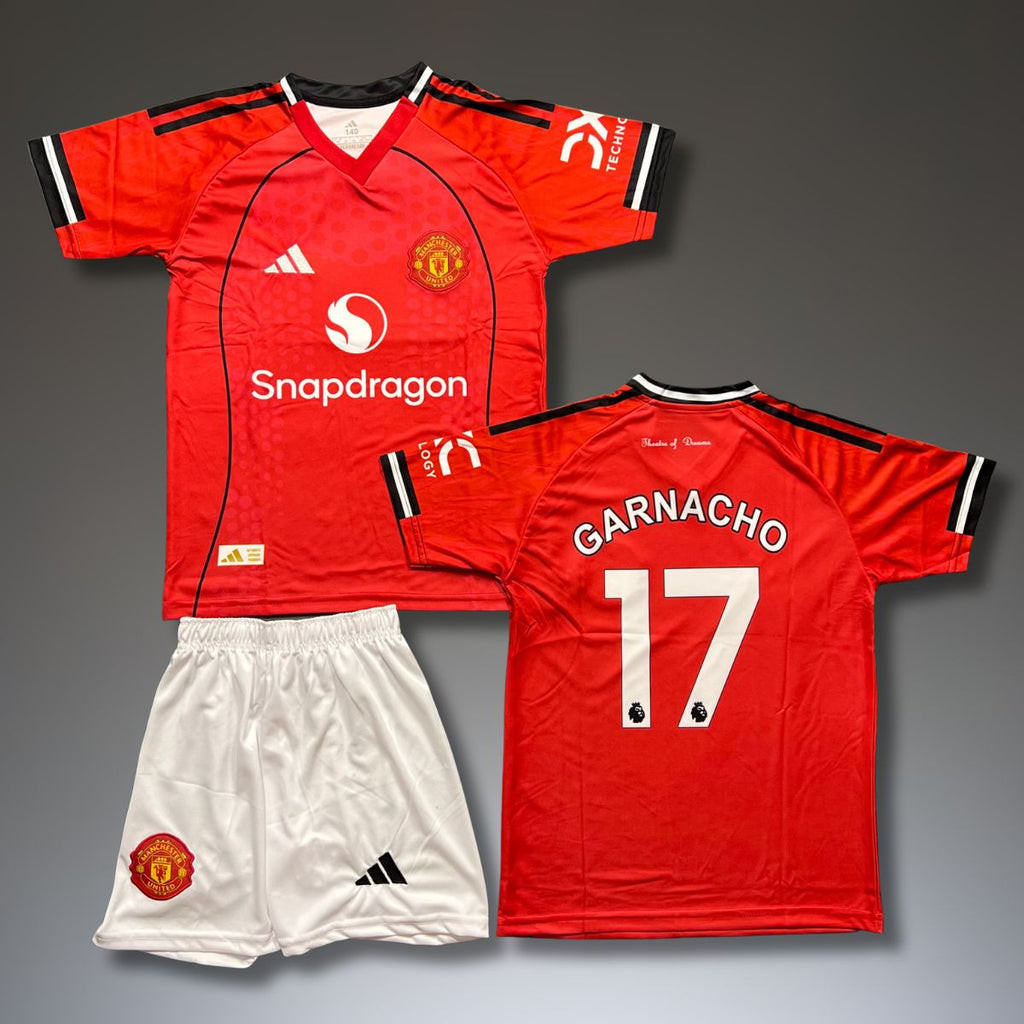 Set de joc fotbal, copii și tineri Manchester United, Garnacho. 25/26
