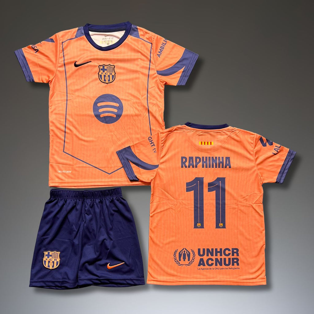 Set de joc fotbal, copii și tineri Barcelona, Raphinha. Proiect 25/26