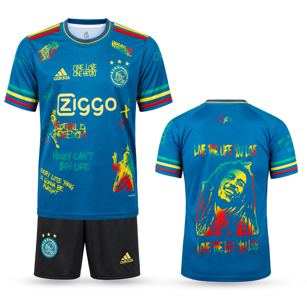 Set de joc fotbal, copii și tineri Ajax. Ediție verde Bob Marley