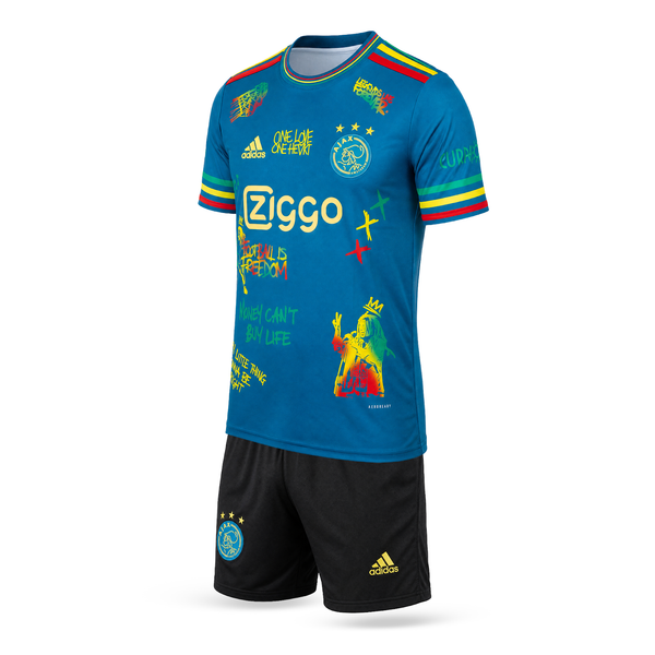 Set de joc fotbal, copii și tineri Ajax. Ediție verde Bob Marley