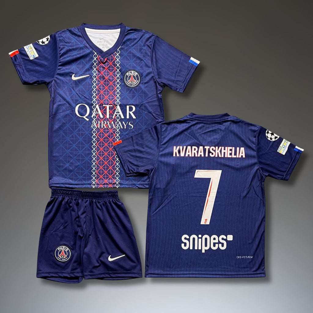 Set de joc fotbal, copii și tineri PSG, Kvaratskhelia. 25/26