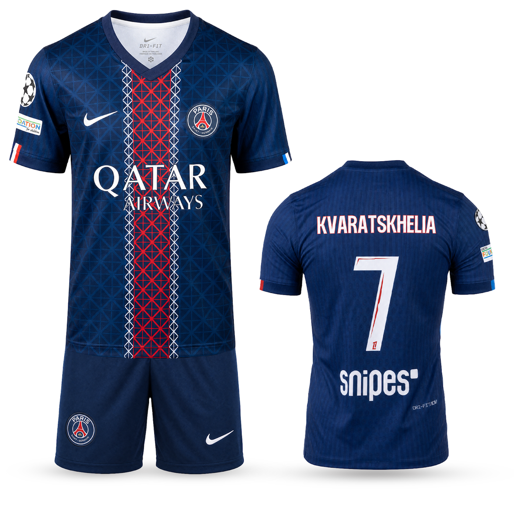 Set de joc fotbal, copii și tineri PSG, Kvaratskhelia. 25/26